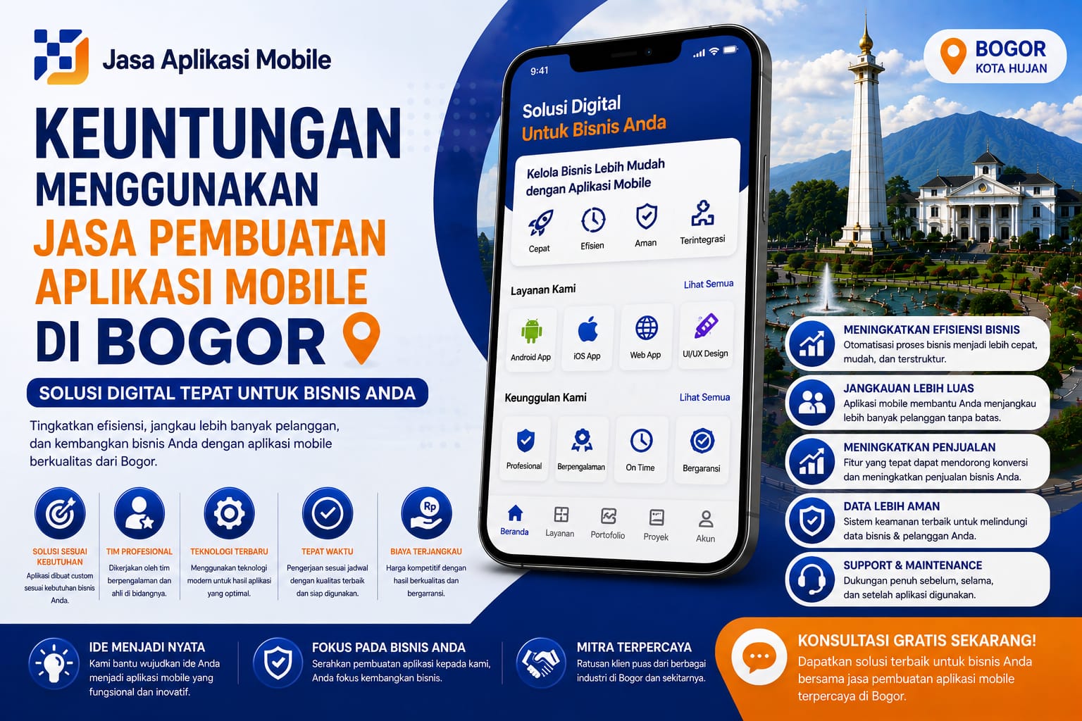 Keuntungan Menggunakan Jasa Pembuatan Aplikasi Mobile di Bogor